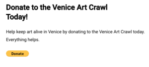 Image: Donate to the Venice Art Crawl Button