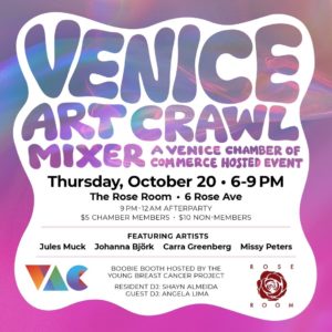 Venice Art Crawl Mixer - October 20, 2022